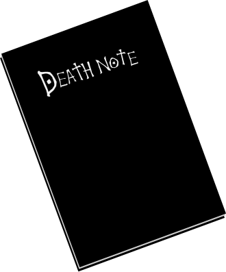 Death Note notebook cover